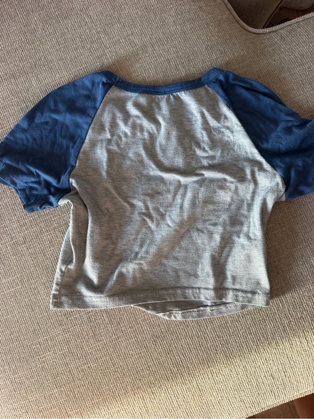 California Graphic Raglan Top - Blue and Gray - Picture 2 of 2